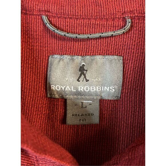 Royal Robbins Mens Shirt Short Sleeve Button Down Size Large Relaxed Fit (8339) - Picture 3 of 5